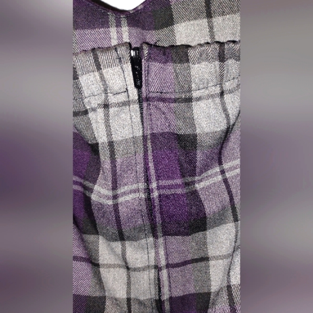 Cute Strapless  plaid dress - Picture 2 of 4